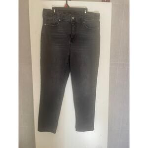 Banana Republic Black Straight Denim 31/12 Jeans